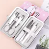 2021 Novo desenhos animados Prego Manicure Set 7 Pçs / Set Manicure Pedicure Clipper Kit Nail Art Cuidados Cat Leão Compõem Acessórios de Beleza