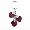 Porte-clés Style Britannique Barbe Pendentif Cadeau Faveur Voiture Royaume-Uni Drapeau Affaires Étrangères Cadeaux Drapeaux Américains Porte-clés T2I52316