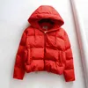 Cotton Padded Kurtka Zimowa Kapturem Parkas Kobieta Ciepła Kurtka Duża Rozmiar Kobieta Płaszcz Zagęścić Kobiety Casual Kobiety Puffer Jacket 211102