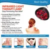 Red Light Therapy 660nm 850nm 36W 18LEDs Near Infrared Lamp Therapy with Socket for Home Use LED Infrared Bulb Therapy