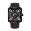 KADEMAN 612 Квадратные мужские часы Удивительно выглядящие спортивные водонепроницаемые мужские наручные часы с удобным ремешком Отличный креатив 271P