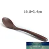 New Black Walnut Coffee Honey Cucchiaio in legno stile giapponese Long Stir Scoop Large Soup Cucchiaio di riso Stoviglie da cucina Prezzo di fabbrica design esperto Qualità Ultimo