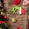Décorations de Noël voleur à la main découpé décalcomanie Stickers muraux décor à la maison cadeau
