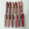 Lippen Make-up 12 kleuren Luster Lipgloss Matte vloeibare lippenstift natuurlijke langdurige waterdichte cosmetica