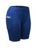 Roupas de ginástica cintura alta yoga shorts bolsos diagonais correndo treinamento de secagem rápida apertado elástico fitness para homens e mulheres 250h