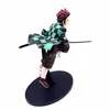 15 cm Kamado Tanjirou Figurka Demon Slayer Kimetsu No Yaiba Rysunek Agatsuma Zenitsu Nezuko Battle Scene Model Zabawki X0526