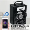 Grote maat Bluetooth-luidspreker Draadloos geluidssysteem Bass Stereo met LED Light Support TF-kaart FM-radio Outdoor Sport Reizen