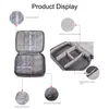 Förvaringspåsar Kabel Digital väska Organisatör USD Gadgets Portable Zipper Carry Case Electronic Card Wires Charger Power Travel Pouch