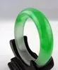 Bangle GENUINE Asia WhiteGreen Natural Jade Jewelry Bracelet Inner 56mm60mm1403859