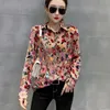 Spring Autumn Loose European Clothes Fashion Microfiber Blouse Women Button Cardigan Shirt Tops Ropa Mujer T9D910 210308