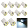 50 pçs / lote wedge branco t10 w5w 1210 4smd lâmpadas levou lâmpadas 168 194 2825 lâmpadas de folga interior lendo a placa de porta de porta de dome luzes 12V