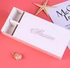 1000pcs 12 Cups Paper Macaron Box Packaging Drawer Type Biscuit Pastry Chocolate Cake Boxes For Wedding Party Gift SN2888