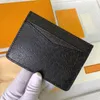 High Quality Fashion Men Women Credit Card Holder Classic Mini Bank Card Holders Small Slim Wallet Wtih Box 03