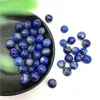 Obiekty dekoracyjne Figurki Mały rozmiar 12-15mm Naturalne Lapis Lazuli Polerowane Kamienie Kryształowe Kulki Kula Lecznicza Decor Kryształy Kwarcowe