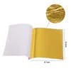 Imitation Gold Silver Foil Paper Leaf Sheet Gilding DIY Art Craft Paper Birthday Party Wedding Cake Dessert Decorations