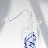 LED luminous Boat Shaped Glass Hookah Smoking Pipe Smoke Shisha Diposable Glass Pipes Oil Burner Ash Catchers Bong Percolater Bubbler Tobacco Bowl Accessories