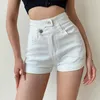 Jeans Femme WOMENGAGA American Retro Girl Pantalon Design Est Mince Et Élastique All-match Denim Shorts Femme Court FIUJ