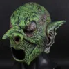 Cosmask Halloween Grüner Geist Alter Mann Horror Latexmaske Halloween Kostüm Tanzparty Gruselige Maske Q0806