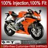 طقم حقن ل Aprilia RSV4 RSV1000R RSV-1000 جميع البرتقالي 2009 2011 2012 2012 2014 2015 39NO.99 RSV1000RR 09-15 RSV 1000 RSV1000 R RR 09 10 11 12 13 14 15