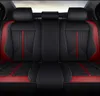 Bilstolsöverdrag Slitstarkt läder Universal Fem platser Ställ in kuddmattor för 5 sittplatser sits bil mode 017
