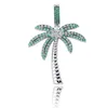 Hängsmycke Halsband Mäns Iced Out Full Zircon Palm Tree Necklace Hip Hop Coconut för Women Fashion Party Smycken