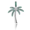 Pendanthalsband men039s Iced Out Full Zircon Palm Tree Necklace Hip Hop Coconut for Women Fashion Party Jewelry9536051