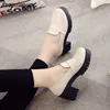 Japanese High School Student Shoes Girly Girl Lolita Shoes Cospaly Shoes JK Uniform PU Leather Loafers Casual