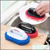 Household Tools Housekee Organization Home & Gardethroom Kitchen Handle Scouring Pads Cleaning Brush Sponge Ceramic Wall Glass Clean Sponges