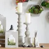 Candle Holders House Christmas Holder Bulk Large White Modern Pillar Sticks Chandelier Mariage Home Decoration DL60ZT