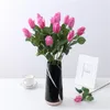 Mode Rose Künstliche Blumen Simulation Lange Stiel Rosen Braut Hochzeit Blumenstrauß für Home Office Dekoration Blumen