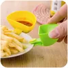 5 stks geassorteerde salade saus ketchup jam dip clip cup kom gerechten schotel plastic servies keuken suikerzout azijn tool