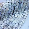 Natural freshwater pearl high quality 36 cm perforated loose DIY ladies necklace bracelet production 12-13mm button beads