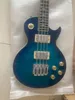 Whole custom new 8 string lpmodelelectric bass guitar top quality blue New6339618