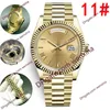 20 Colour High Quality Deluxe Yellow Rose Gold President Face Big Date Automatic Mechanics watch Waterproof Stainless Steel Mens W6924500