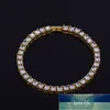 Cubic Zirconia Tennis Bracelets Or Argent Couleur Chaîne Bracelet En Cristal Pour Unisexe Mode Bijoux Cadeau pulseras mujer moda Prix usine expert design Qualité