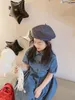 Fashion Girls Denim robe 2021 Summer Kids Girls Robe Button Children Children Party Clothes3855340