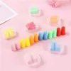 Sublimation Boxes Mini Transparent Plastic Small Square Boxs Hook Jewelry Earplug Storage Box Organizer Medicine Boxs Collection