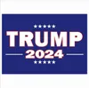2024 Trumpbilklistermärke Bilsticks fönsterklistermärke 14.8 * 21cm PVC Taggar US presidentkampanj Trumpsticker Auto Body Decoration BT1116