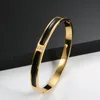 Bangle Fashion Dames Emaille Armband Crystal Gold met zwarte rode blauwe kleur sieraden cadeau