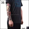 Tatouages ​​Art Santé Beauté Réchauffeur Nylon Élastique Faux Tatouage Temporaire Manches Conceptions Corps Bras Bas Tatoo Pour Cool Hommes Femmes 2896206