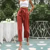 Women's Pants & Capris 2021 Lightly Cooked Style Solid Color Loose Wide Legs Fashion Temperament Casual Summer Ladies