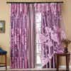 För lyxiga broderade rena gardiner Yokistg Living Modern Room Bedroom Kitchen Door Tulle Curtain Drapes Window Treatments7344715