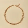 Панк женские цепи ожерелья из 18kgold по словам цепочки цепочки цепочки Choker ожерелье сплав короткий модный ювелирные изделия друг подарок