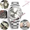 8 kleur waterdichte vrouwen kijken lady maat 36mm klassiek meisje Romeinse cijfers polshorloge automatische mechanische beweging horloges308b