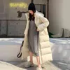 X-Long Giacca invernale da donna con cappuccio Parka da donna Cappotto caldo in piumino di cotone Capispalla allentato femminile Abbigliamento moda 211221