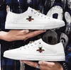 New Fashion Men 2022 Stivali Designer Badge Graffiti Patchwork Flats Causal Moccasins Rock Moca