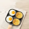 新製品四穴の揚げ卵の鍋メディカルストーンノンスティックフライパンミン朝食キッチンツール調理器具