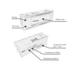 Ny DIY multifunktion högprecisionsklocka inuti och utanför biltemperaturbatteriets spänningsmätare Panelmätare DC 12V dropshi233b