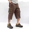 pantalones cortos de carga holgados hombres
