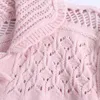 Maglieria da donna T-shirt da donna 2022 Fashion Design Crochet Crop Maglione lavorato a maglia Maglieria personalizzata